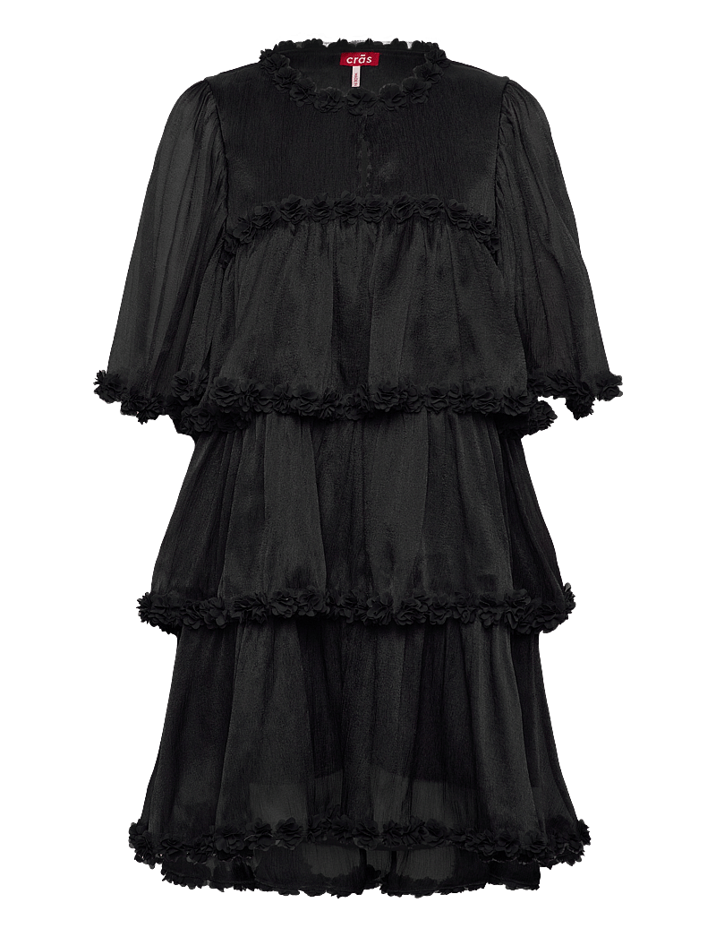 crās - Flowcras Dress - festklänningar - black - 1