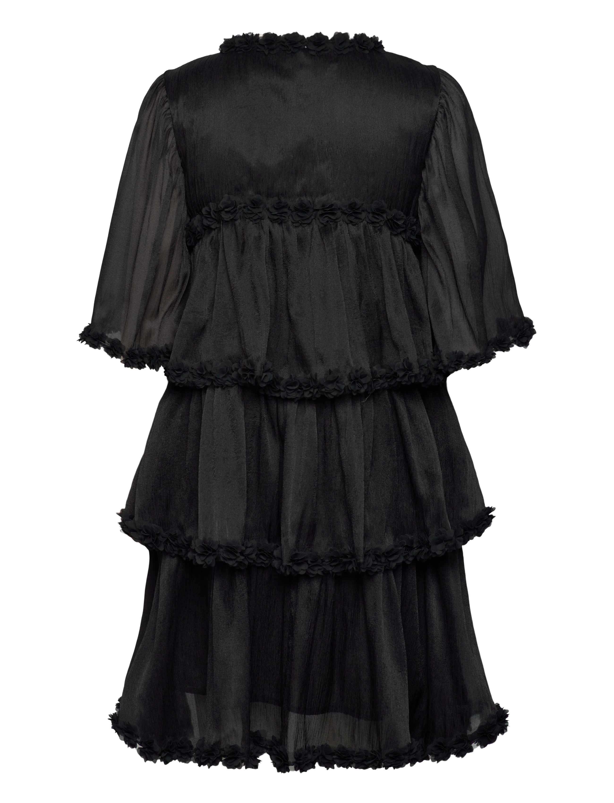 crās - Flowcras Dress - juhlamekot - black - 2