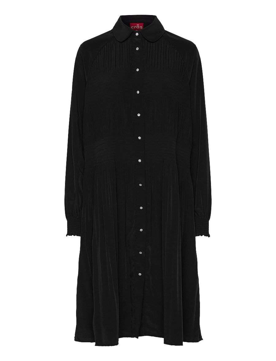 crās - Bellacras Dress - hemdkleider - black - 0