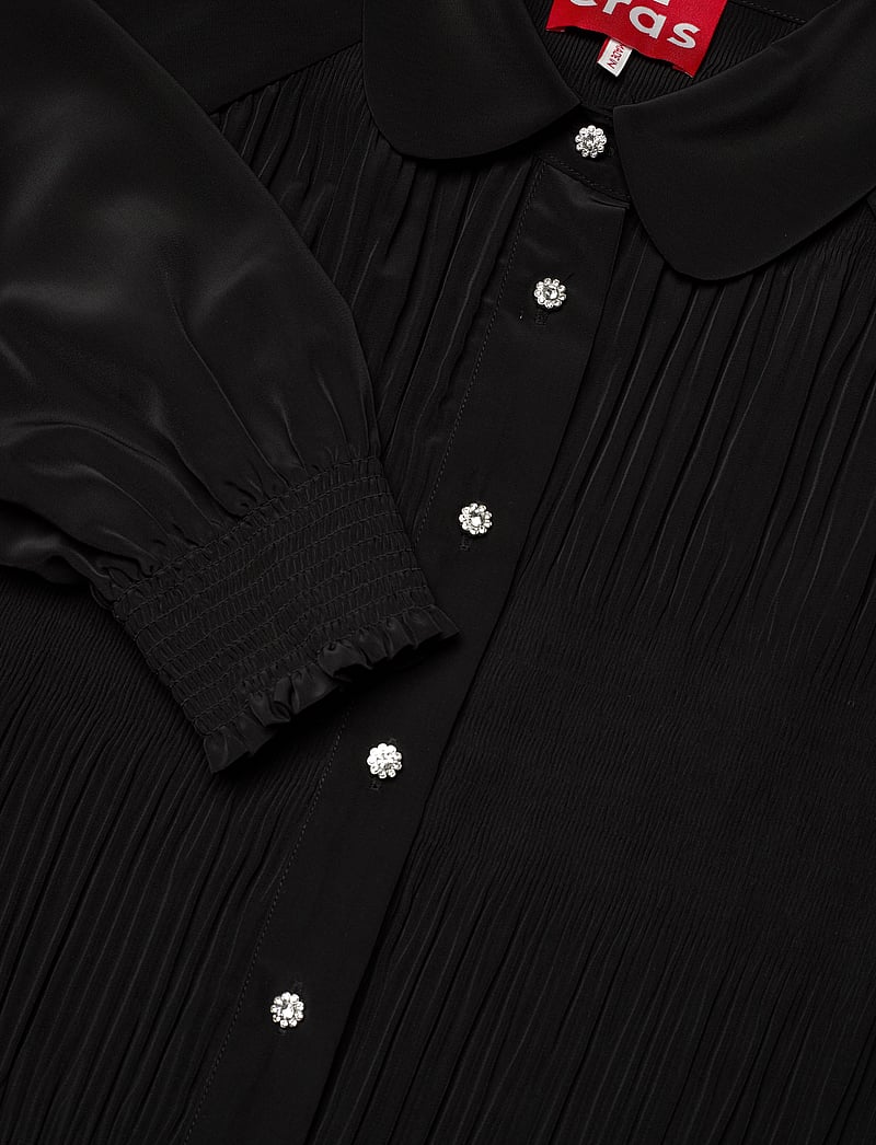 crās - Bellacras Dress - skjortklänningar - black - 2