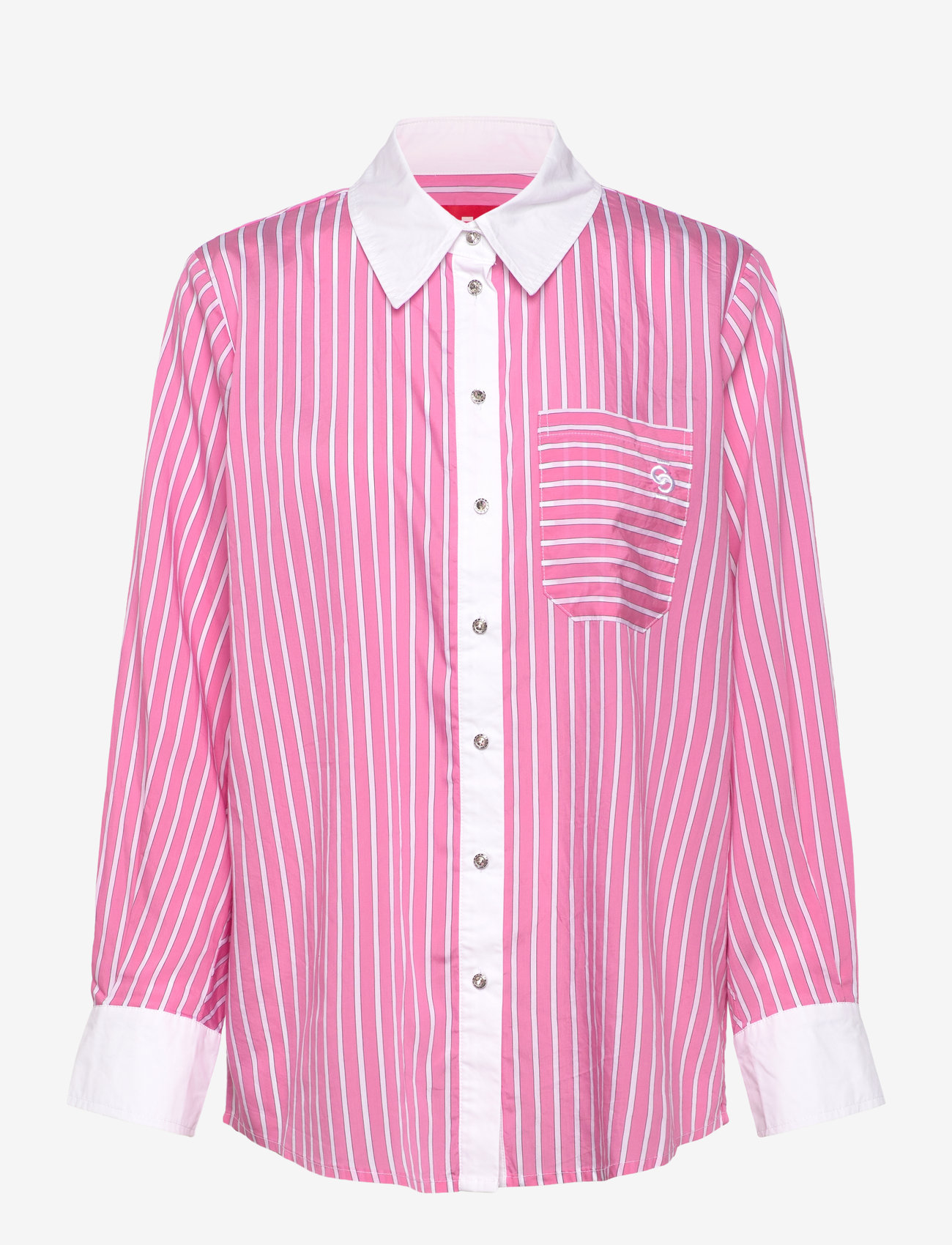 crās - Brendacras Shirt - langærmede skjorter - pink stripe - 0