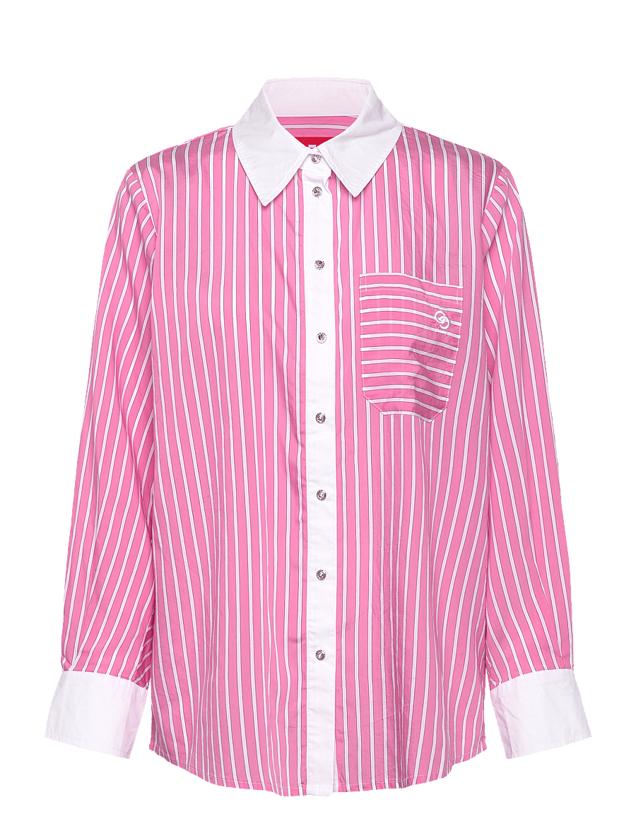 crās - Brendacras Shirt - pink stripe - 0