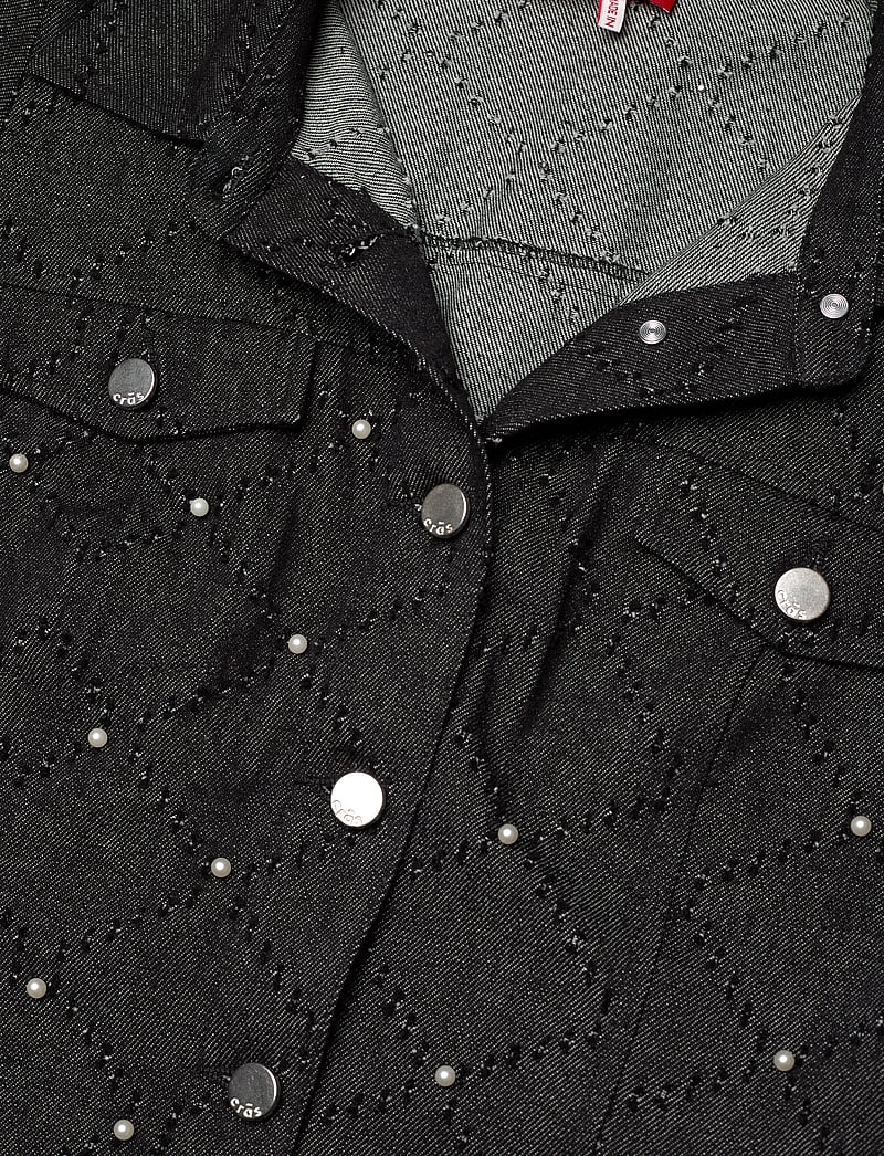 crās - Selenacras Dress - skjortklänningar - black - 2