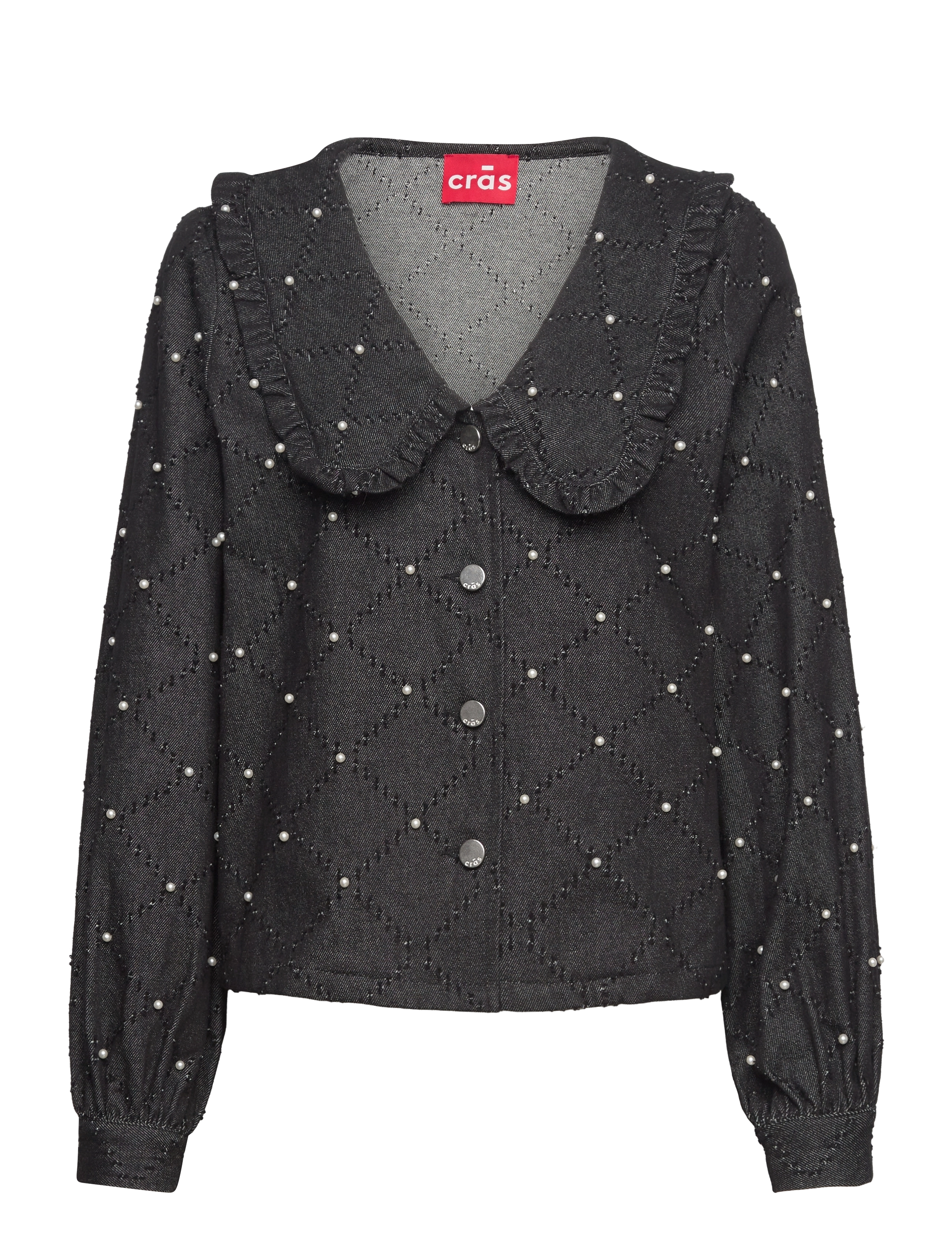 crās Zenacras Shirt - Tøj - BLACK / black