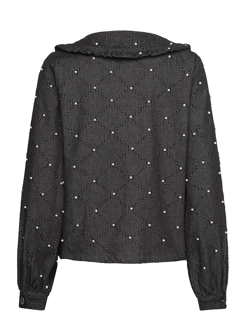 crās - Zenacras Shirt - denim shirts - black - 1