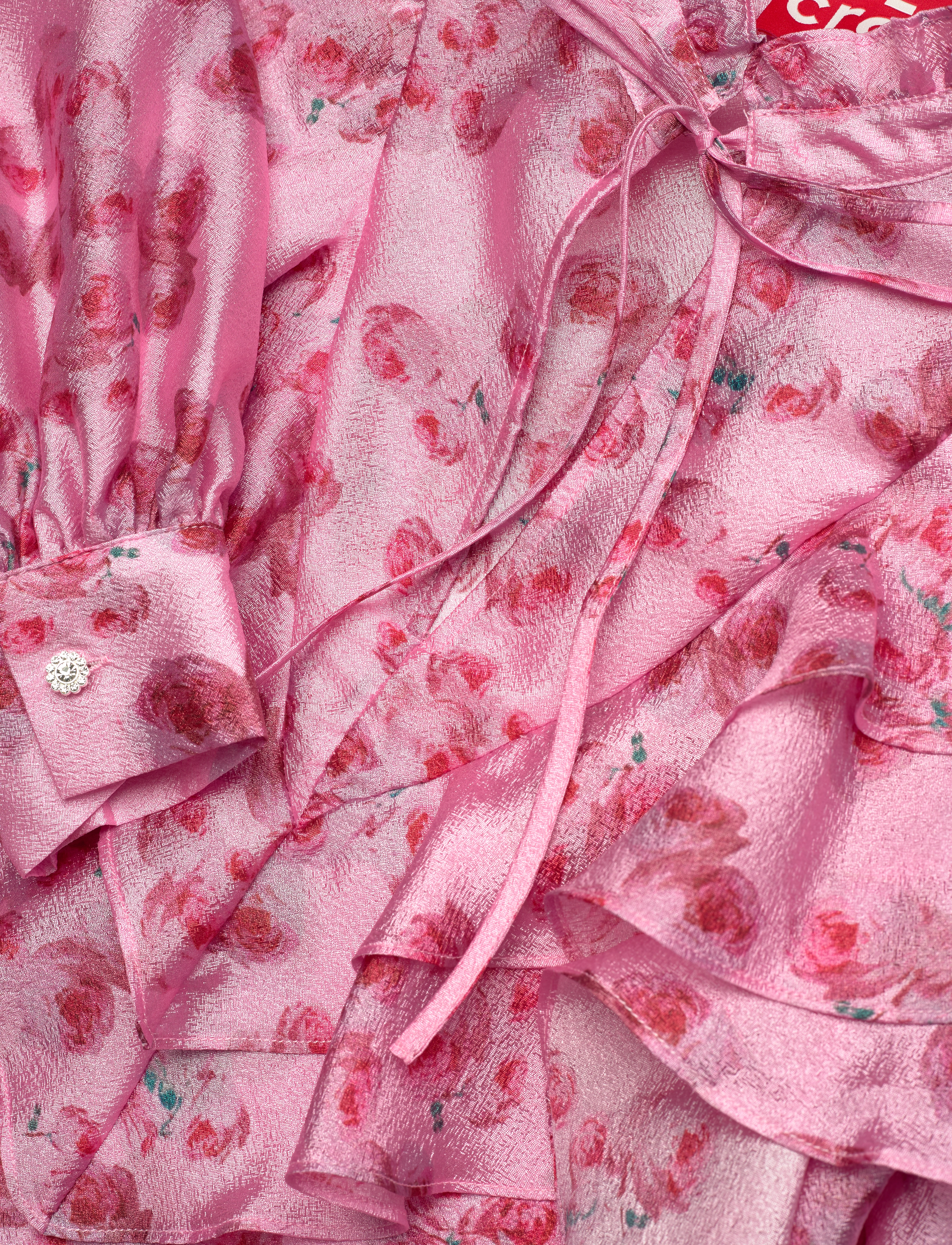 crās - Sylviacras Blouse - pink roses - 5