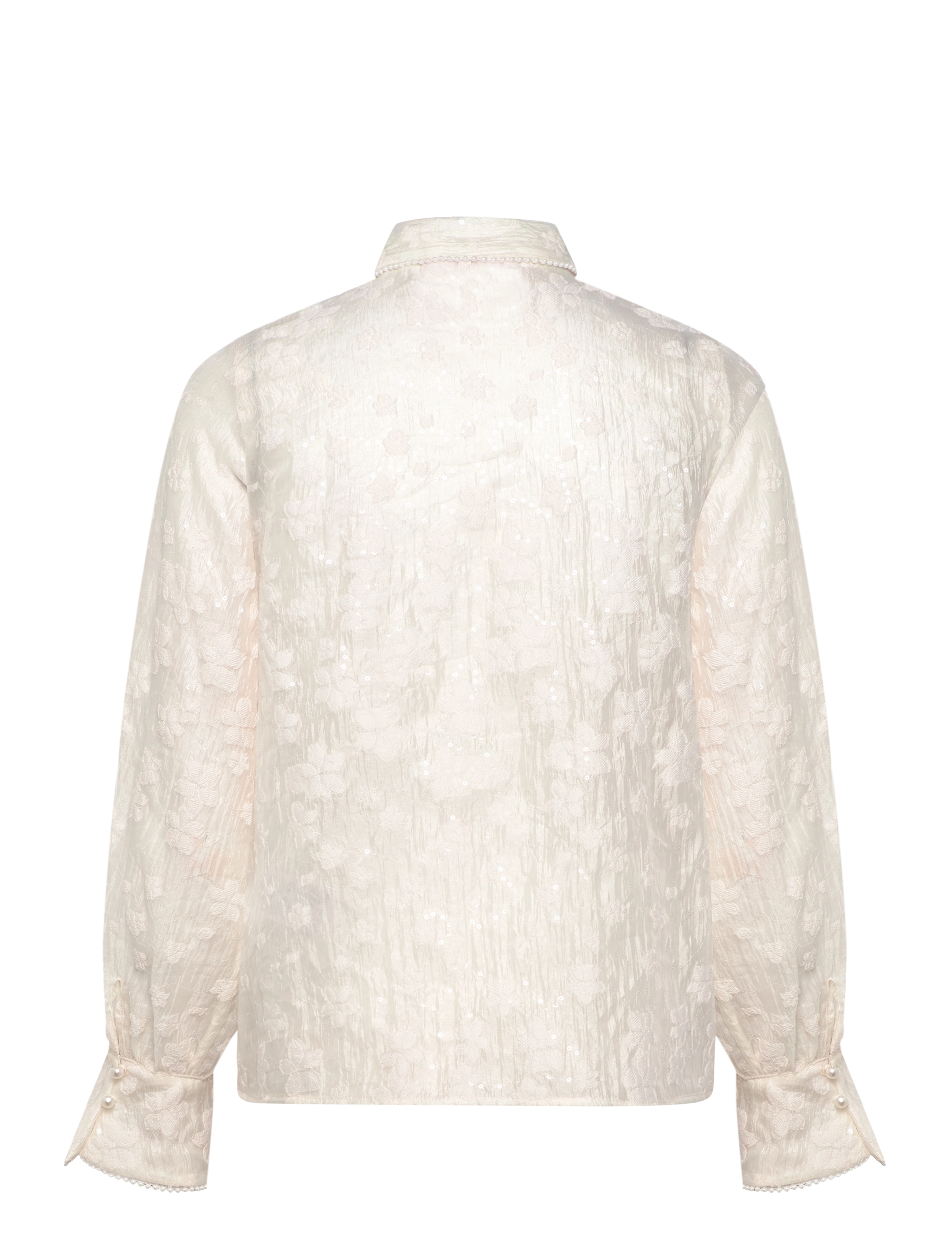 crās - Josettecras Shirt - pitkähihaiset kauluspaidat - cream - 2