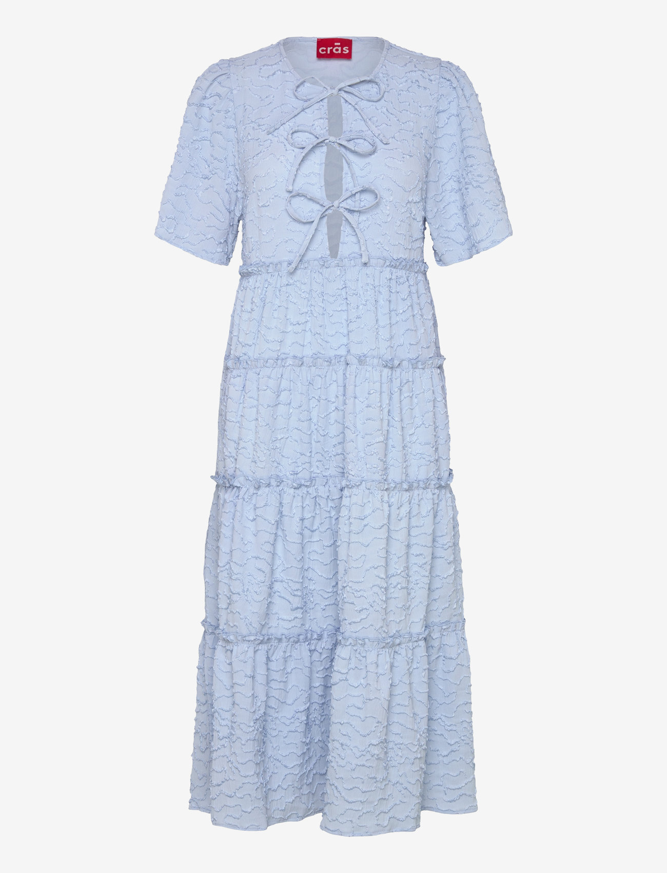 crās - Clarettecras Dress - midiklänningar - light blue - 1