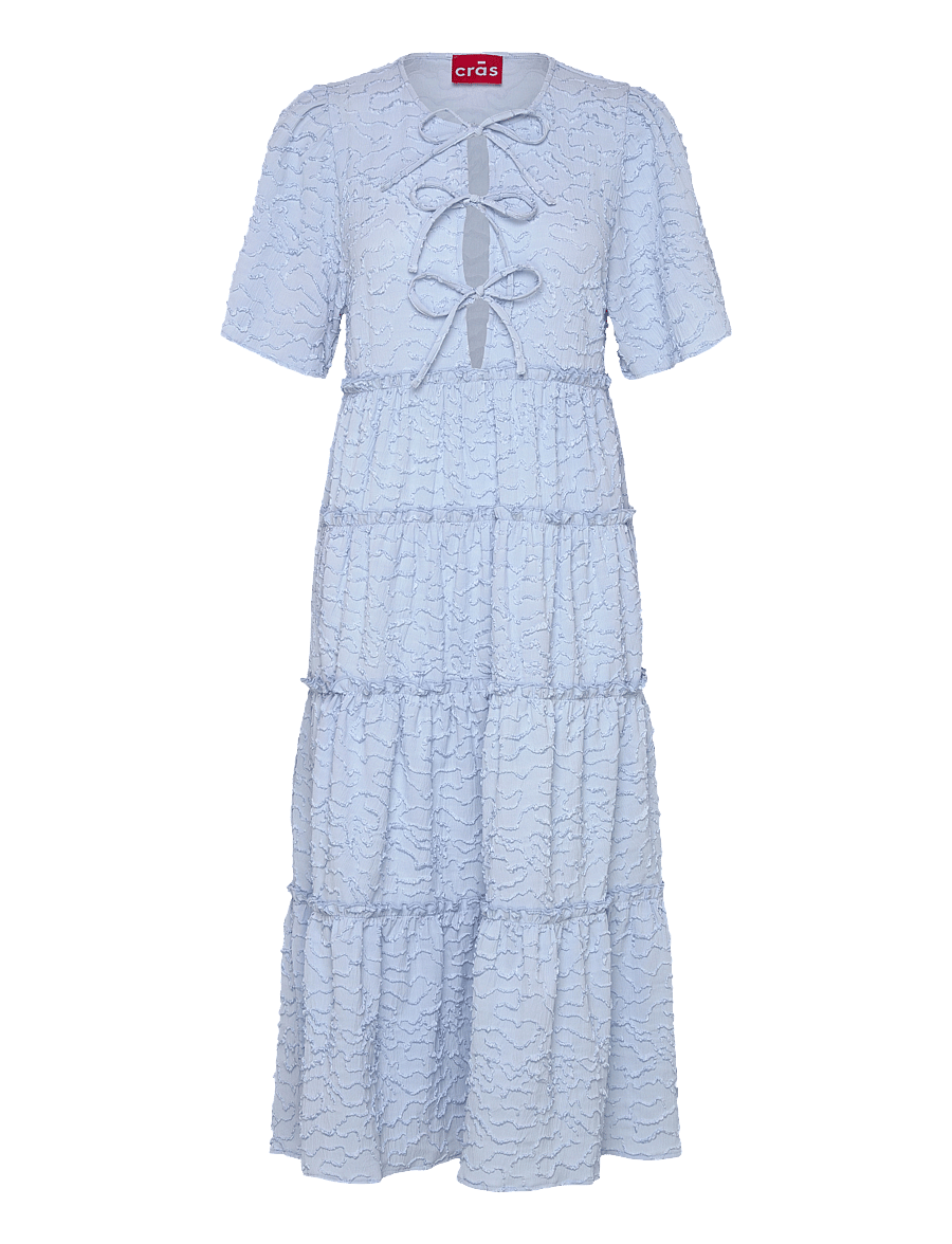 crās - Clarettecras Dress - midi dresses - light blue - 1