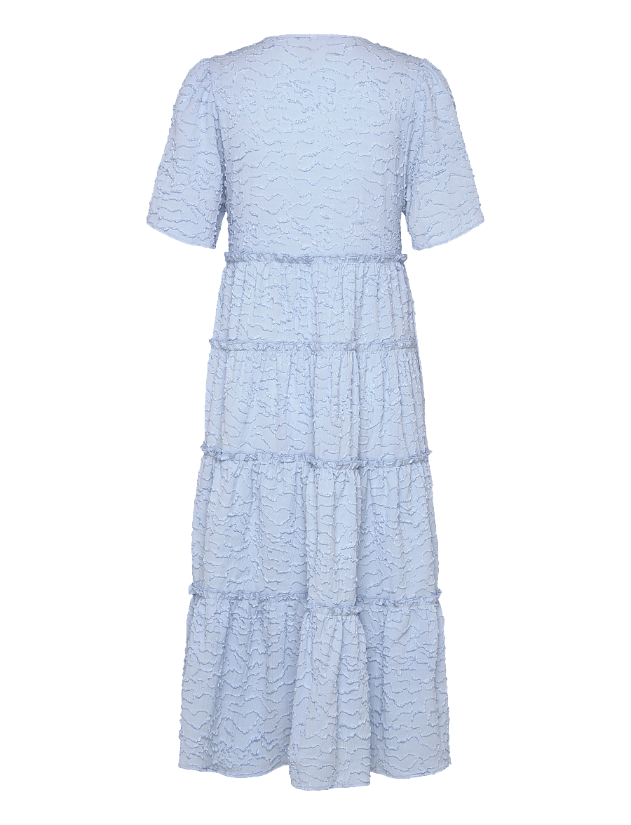 crās - Clarettecras Dress - midi dresses - light blue - 2