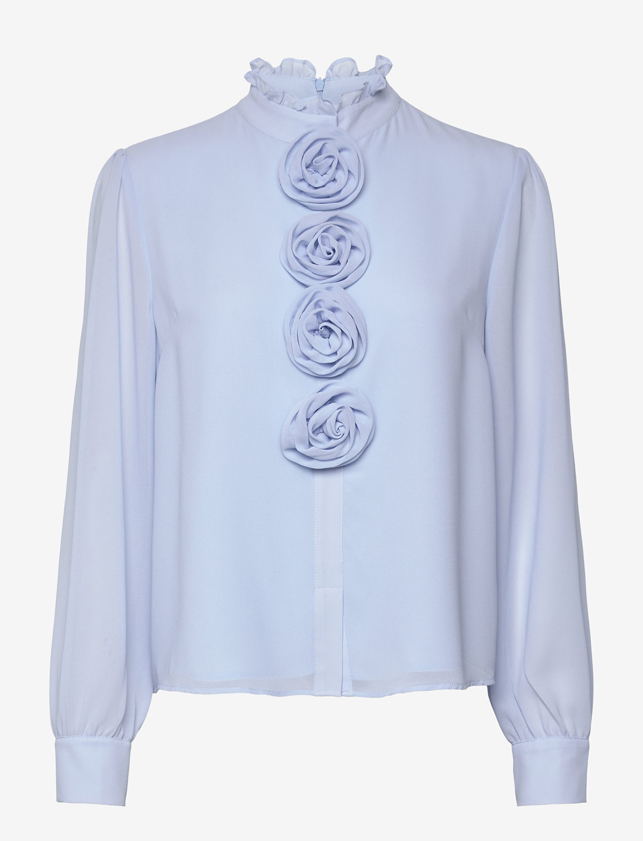 crās - Lorainecras Shirt - long sleeved blouses - dutch blue - 1