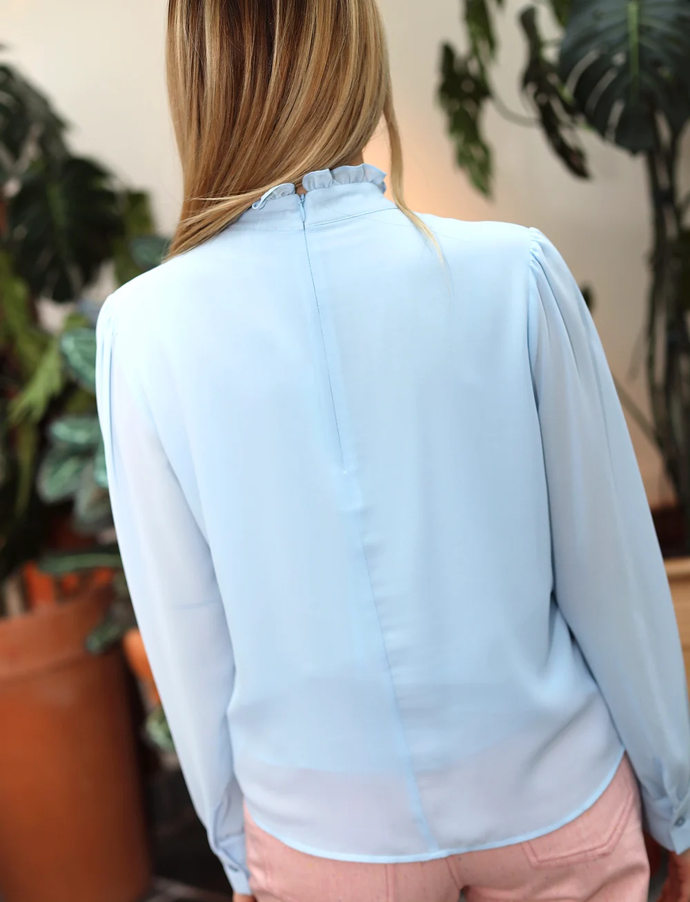 crās - Lorainecras Shirt - langärmlige blusen - dutch blue - 4