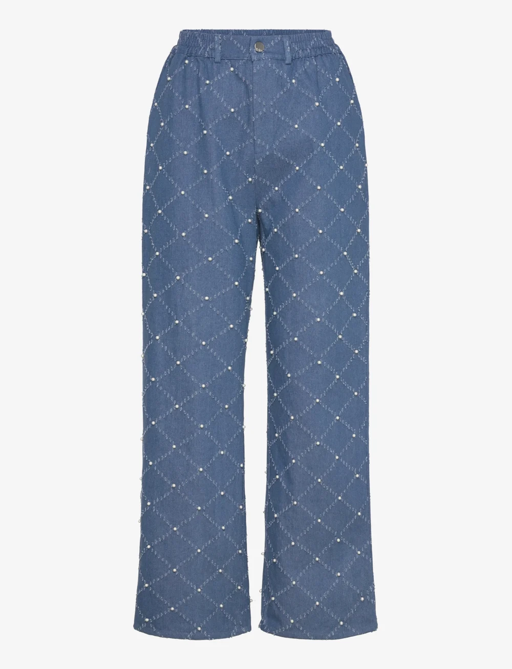 crās - Marinacras Pants - wide leg jeans - light blue - 1