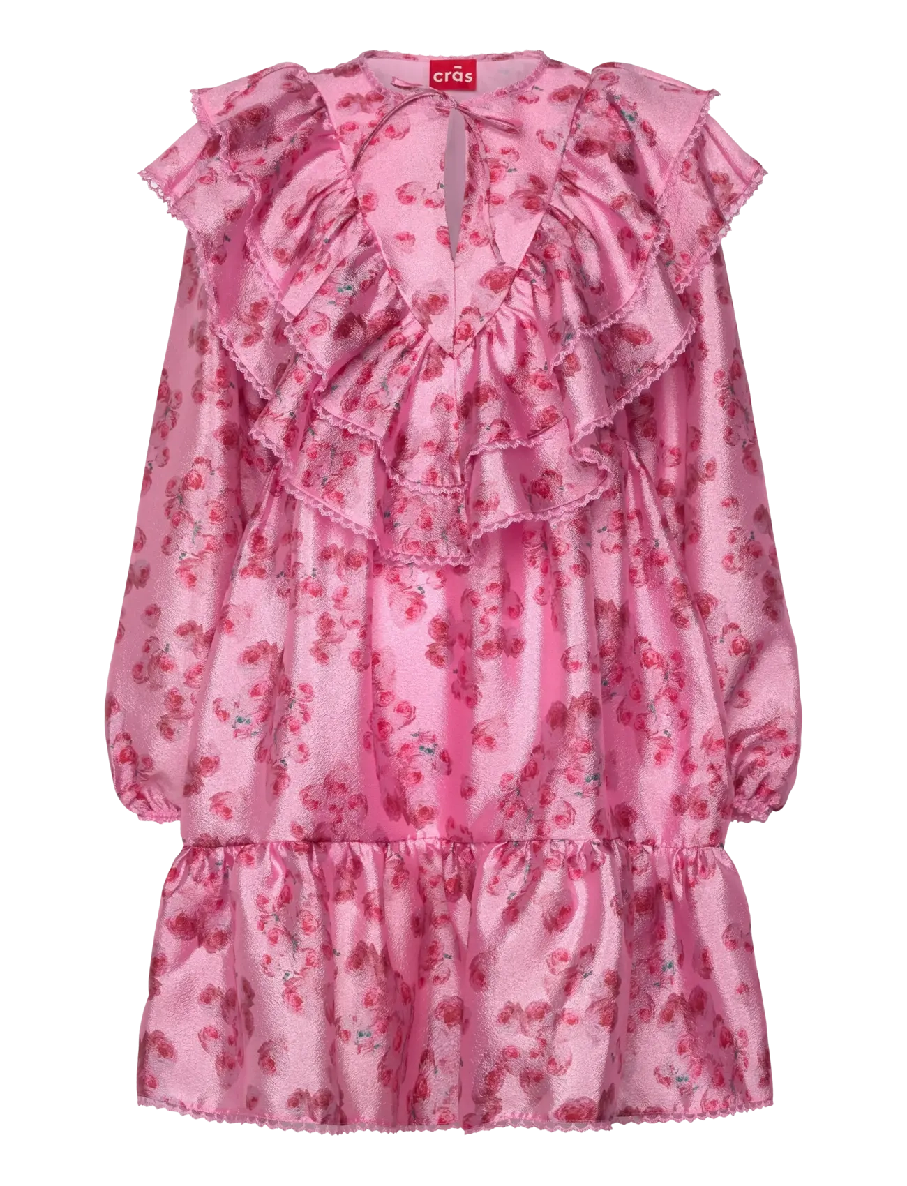 crās Salviecras Dress - Kleidid - PINK ROSES / pink/rose