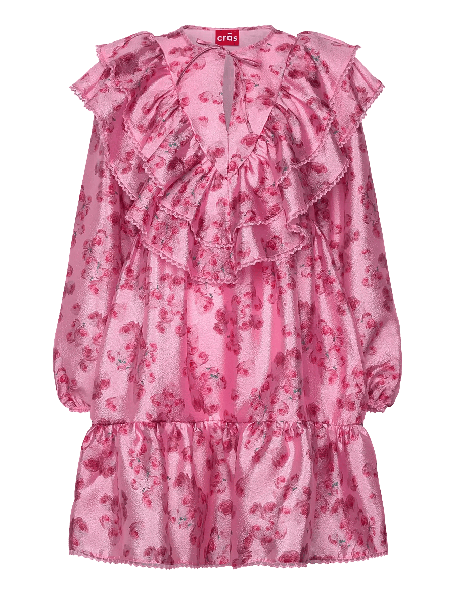 crās - Salviecras Dress - sommerkleider - pink roses - 1
