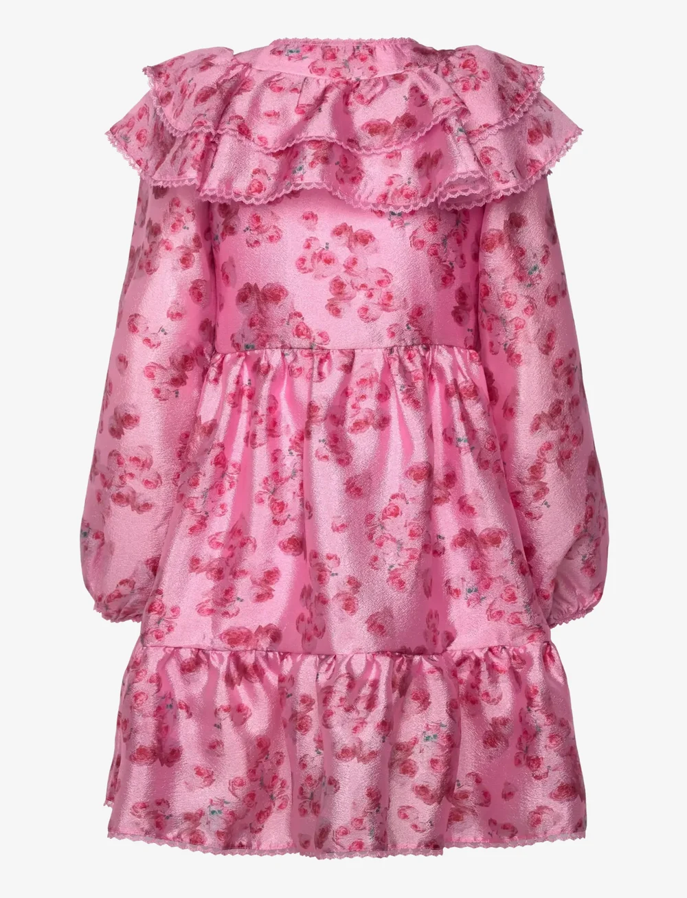 crās - Salviecras Dress - sommarklänningar - pink roses - 2