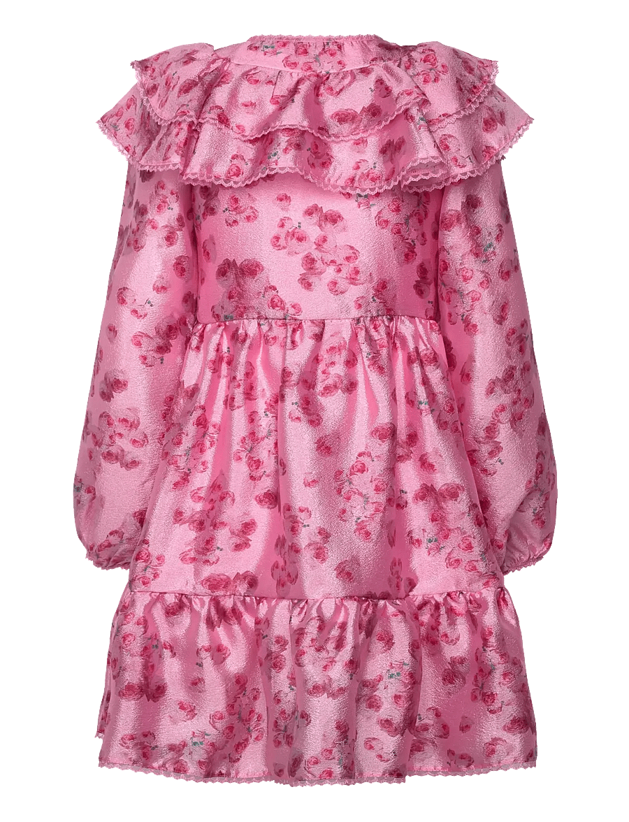 crās - Salviecras Dress - sommerkleider - pink roses - 2