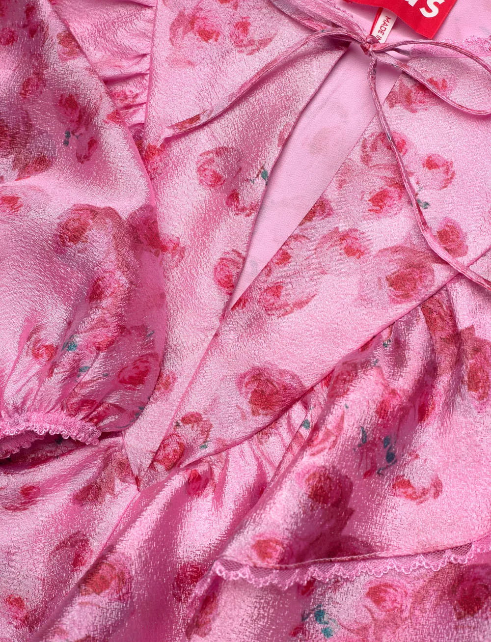 crās - Salviecras Dress - sommarklänningar - pink roses - 5
