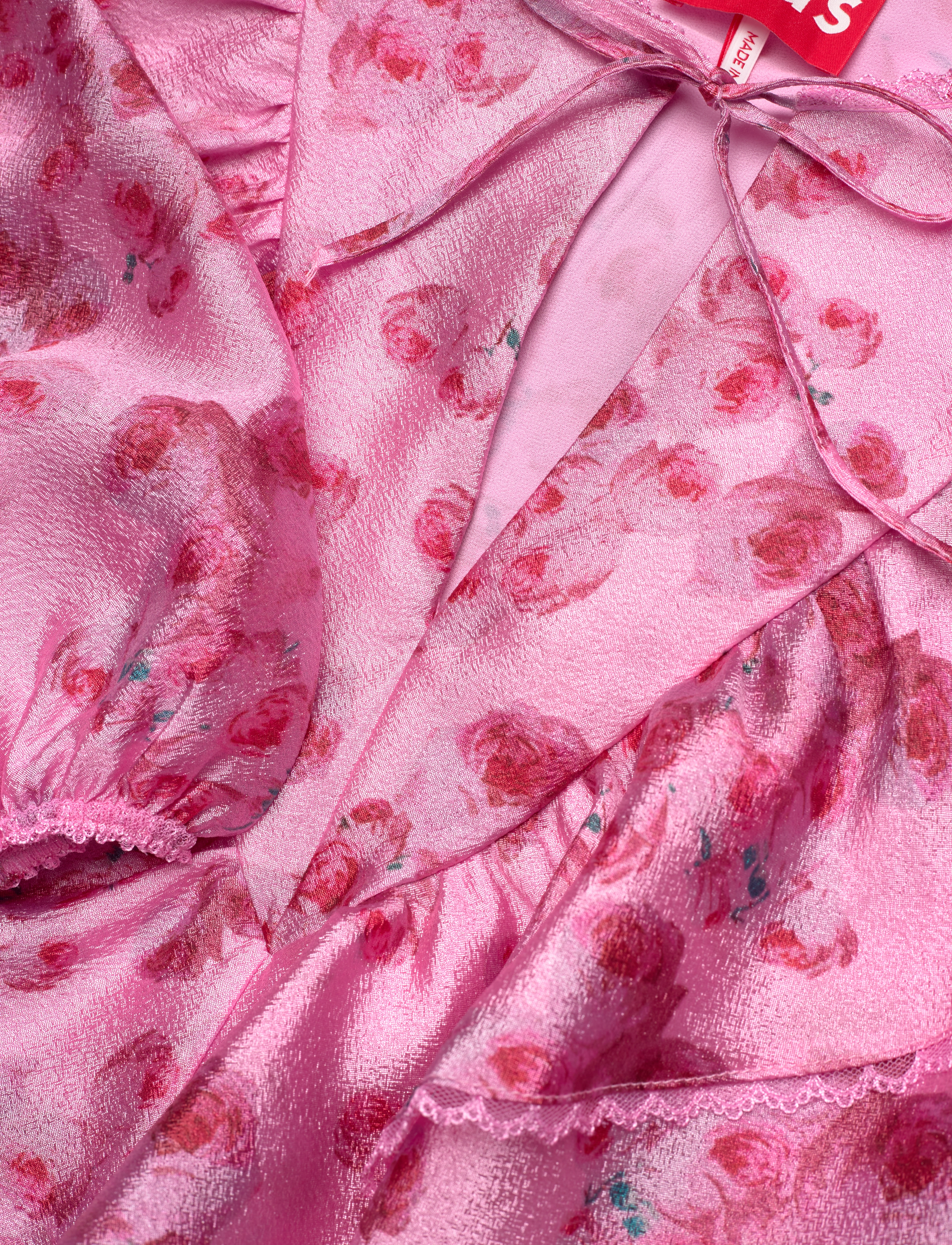 crās - Salviecras Dress - sommerkjoler - pink roses - 5