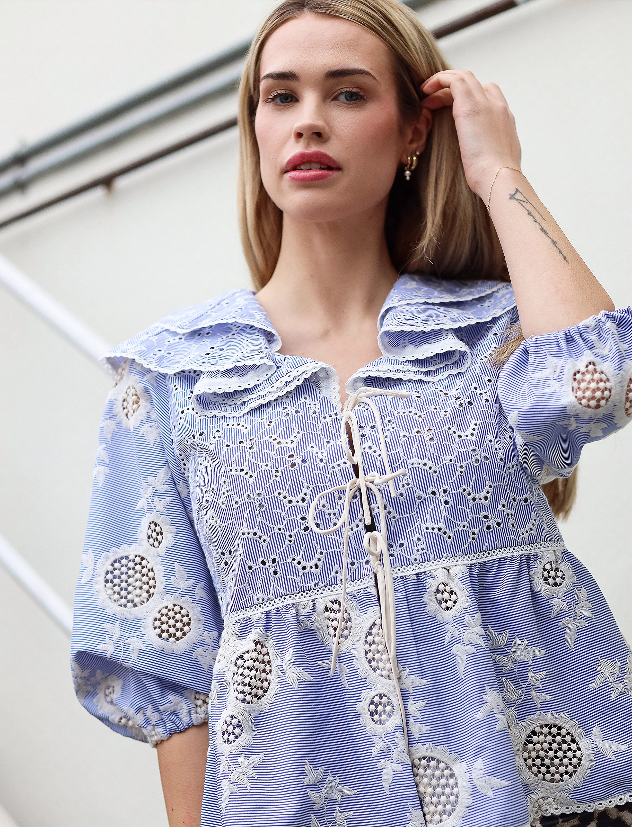 crās - Sansacras Shirt - langärmlige blusen - blue mix - 4