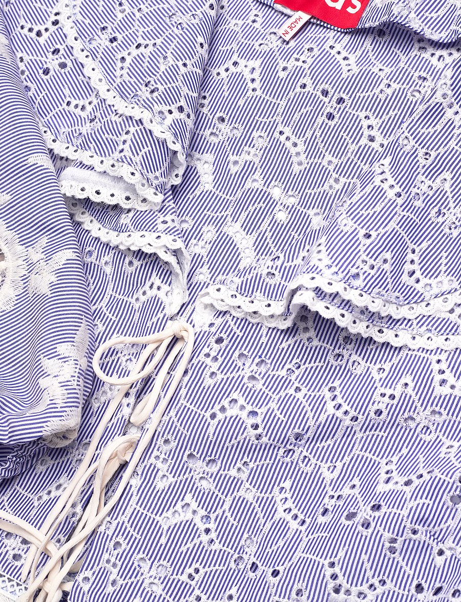 crās - Sansacras Shirt - langærmede bluser - blue mix - 5