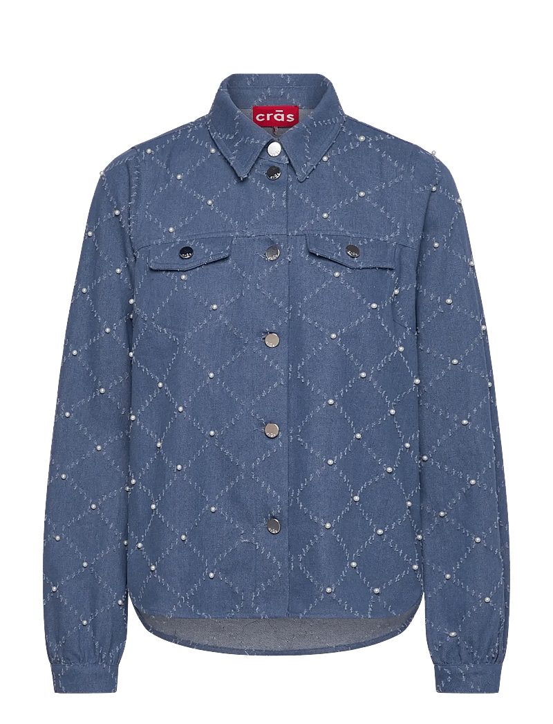 crās - Selenacras Shirt - teksasärgid - light blue - 1