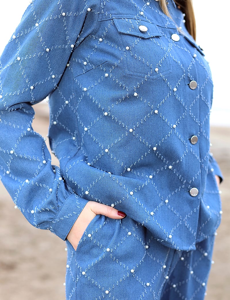 crās - Selenacras Shirt - teksasärgid - light blue - 3