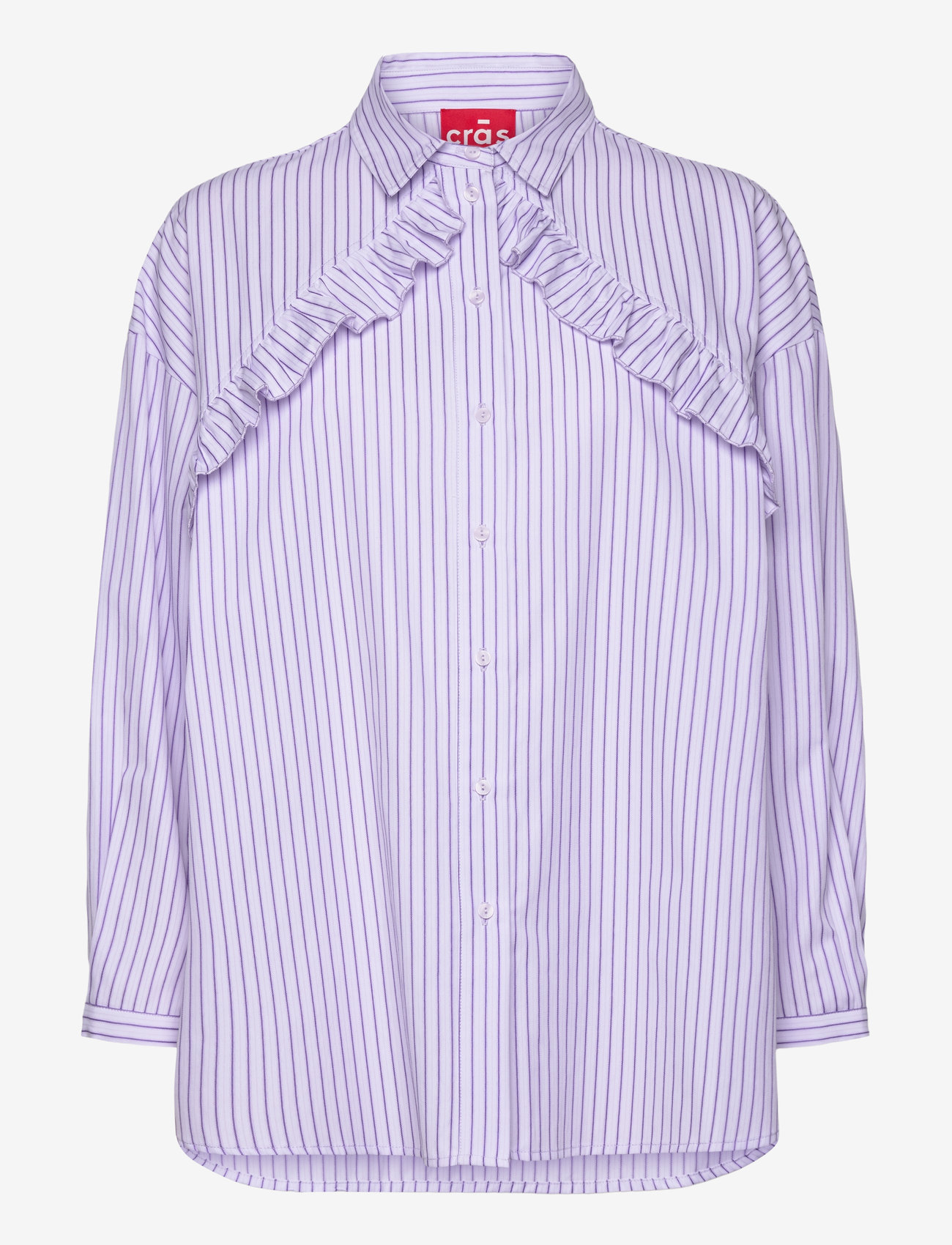 crās - Bloomingcras Shirt - pikkade varrukatega särgid - purple stripe - 2