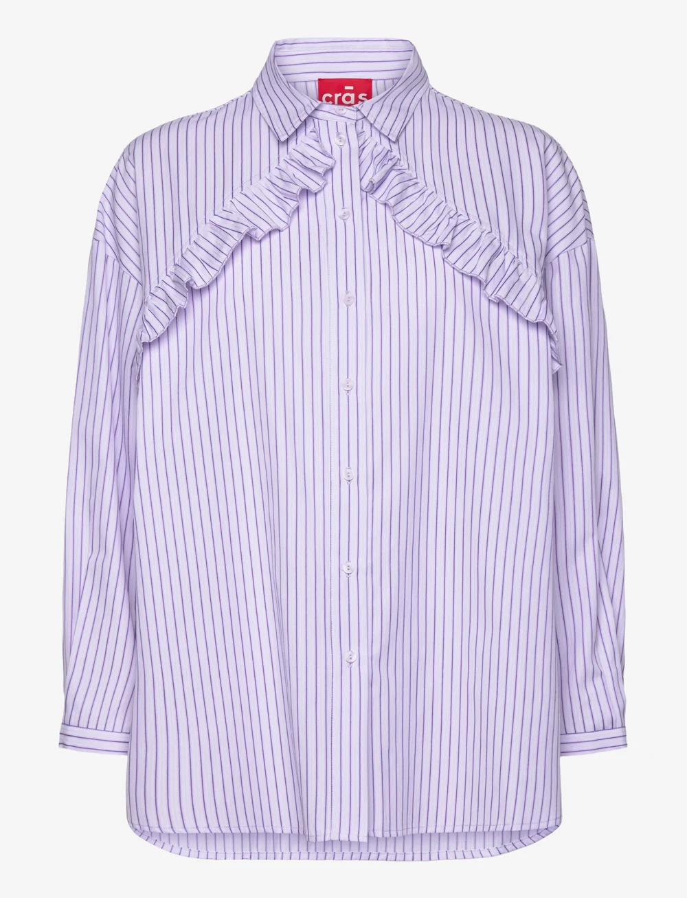 crās - Bloomingcras Shirt - pikkade varrukatega särgid - purple stripe - 2
