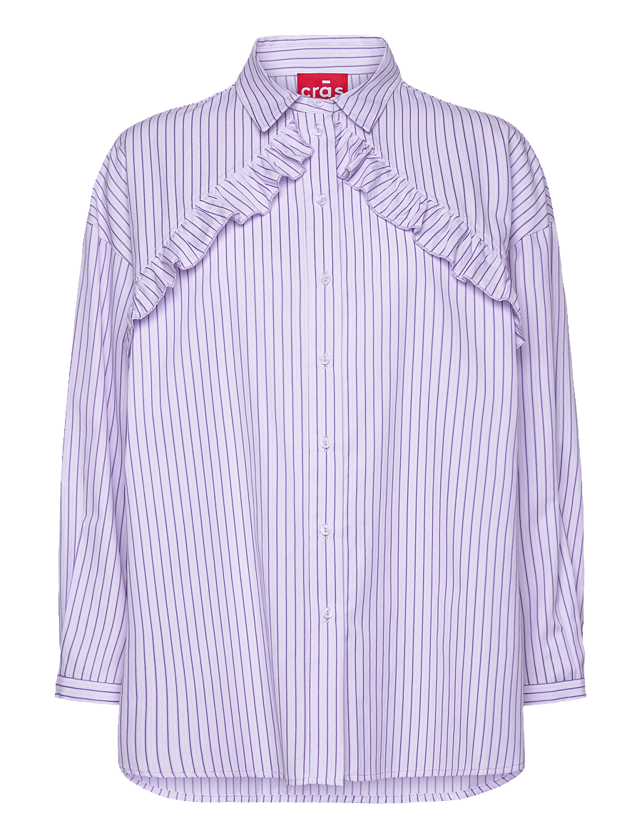 crās - Bloomingcras Shirt - marškiniai ilgomis rankovėmis - purple stripe - 2