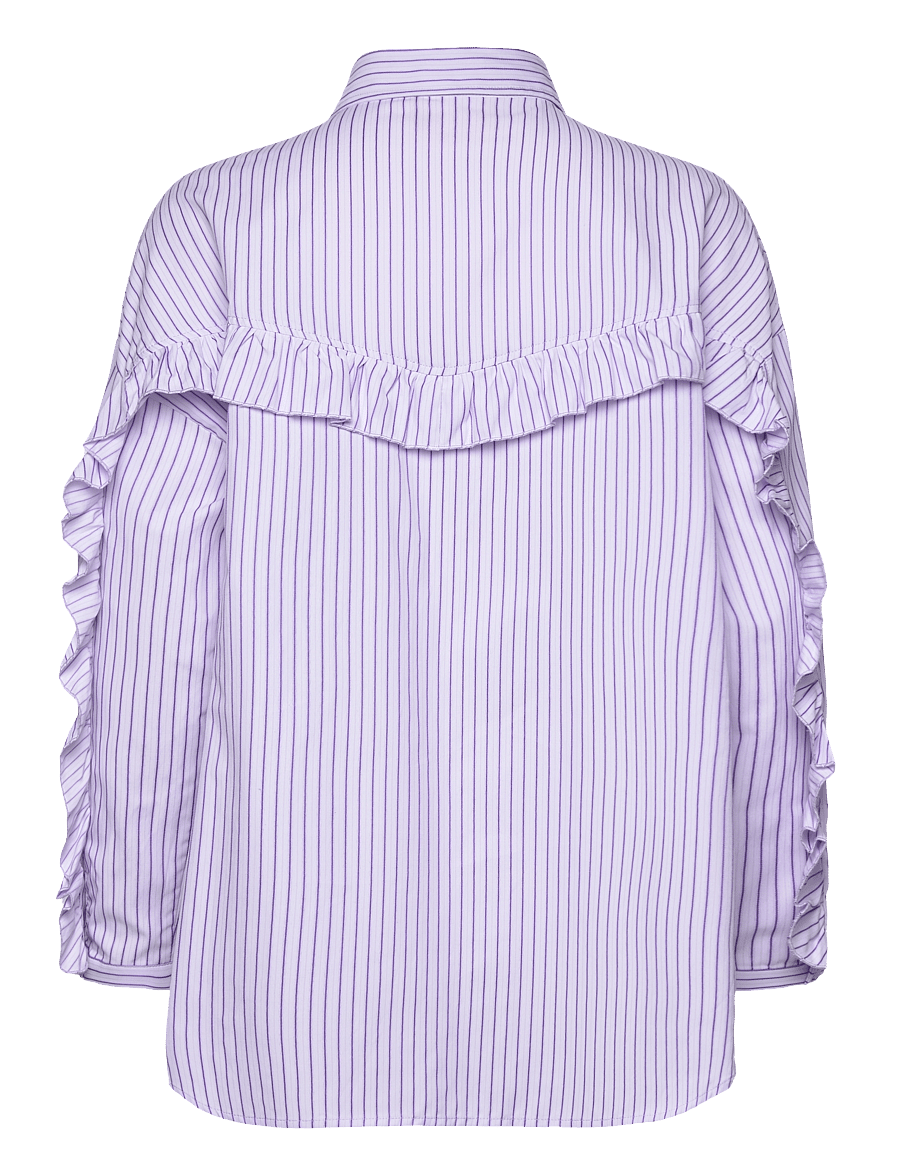 crās - Bloomingcras Shirt - marškiniai ilgomis rankovėmis - purple stripe - 3