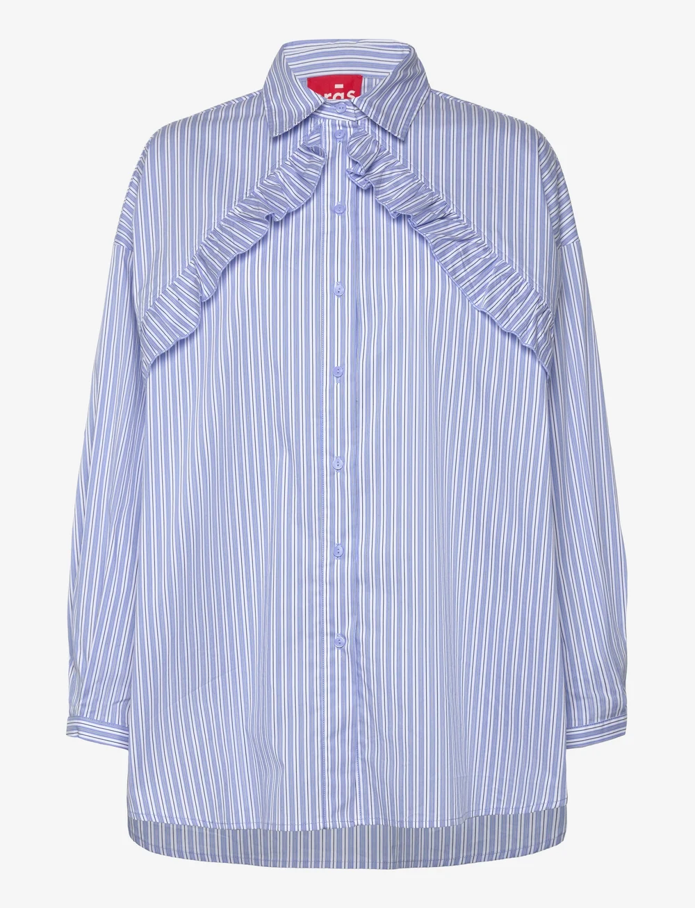 crās - Bloomingcras Shirt - långärmade skjortor - blue stripe - 1
