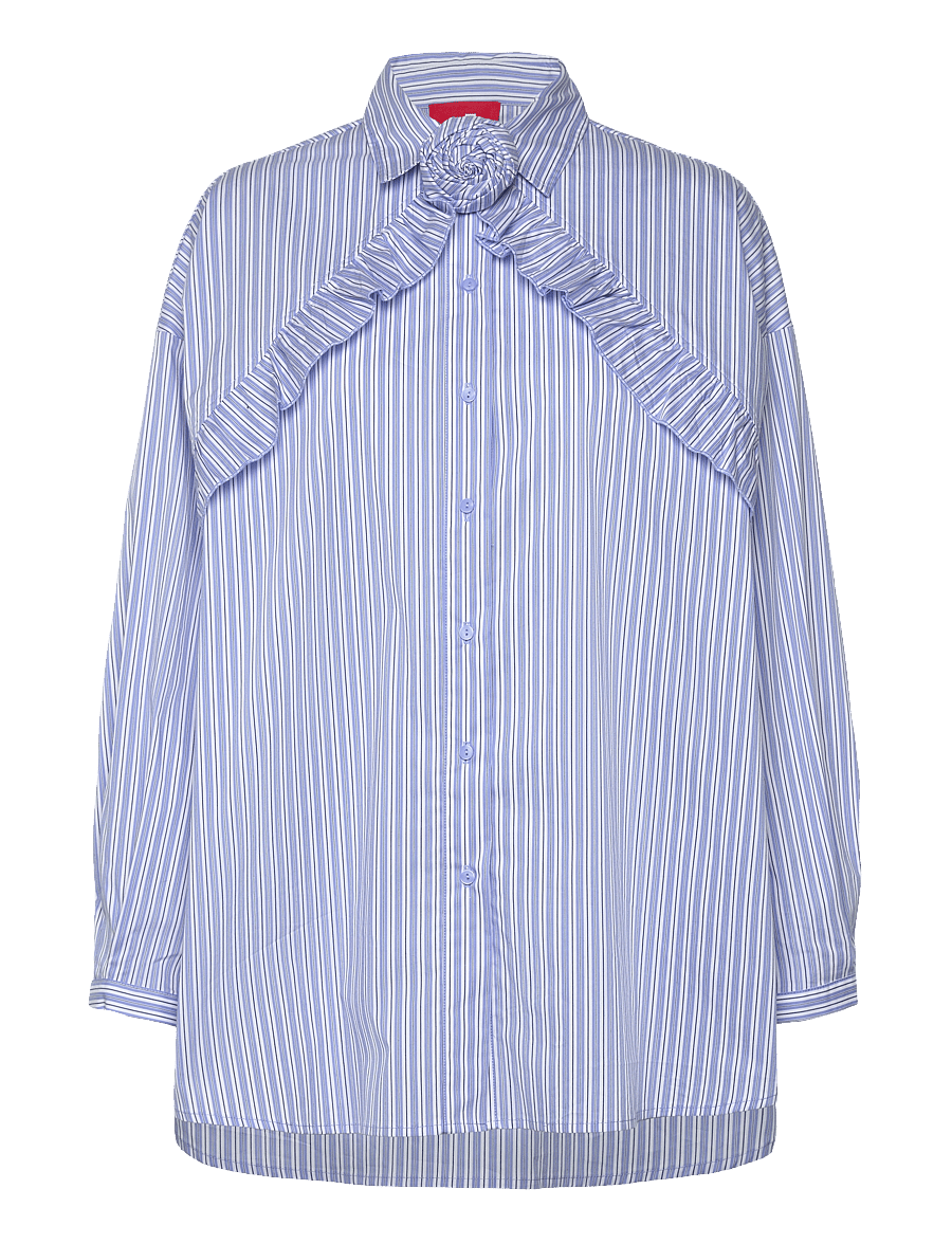 crās - Bloomingcras Shirt - overhemden met lange mouwen - blue stripe - 2