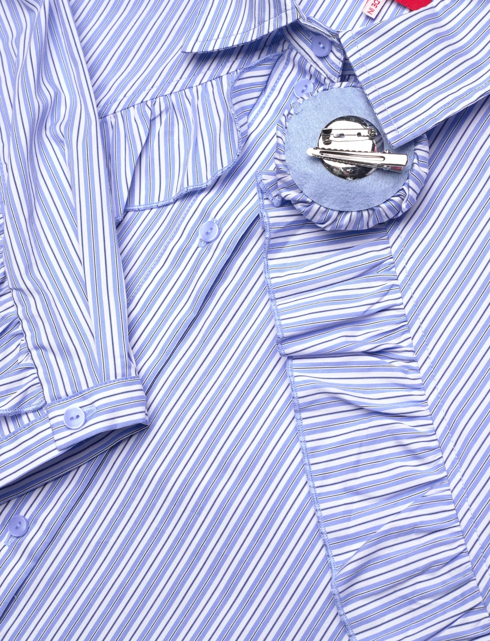 crās - Bloomingcras Shirt - långärmade skjortor - blue stripe - 5