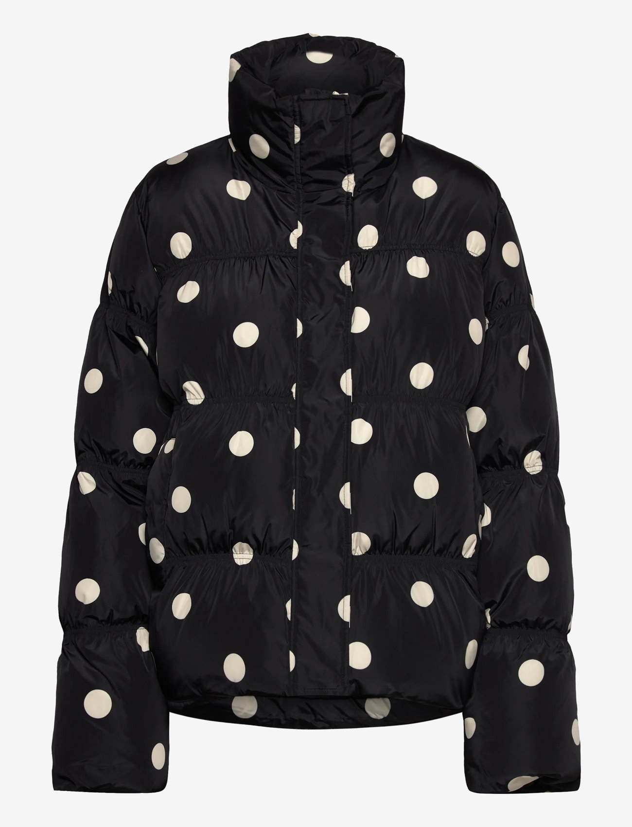 crās - Valenciacras Puffer Jacket - 8123 black white dot - 0