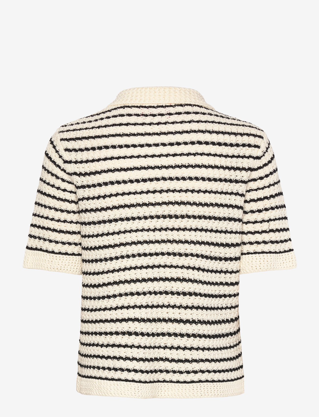 crās - Coleencras Knit Blouse - black stripe - 2