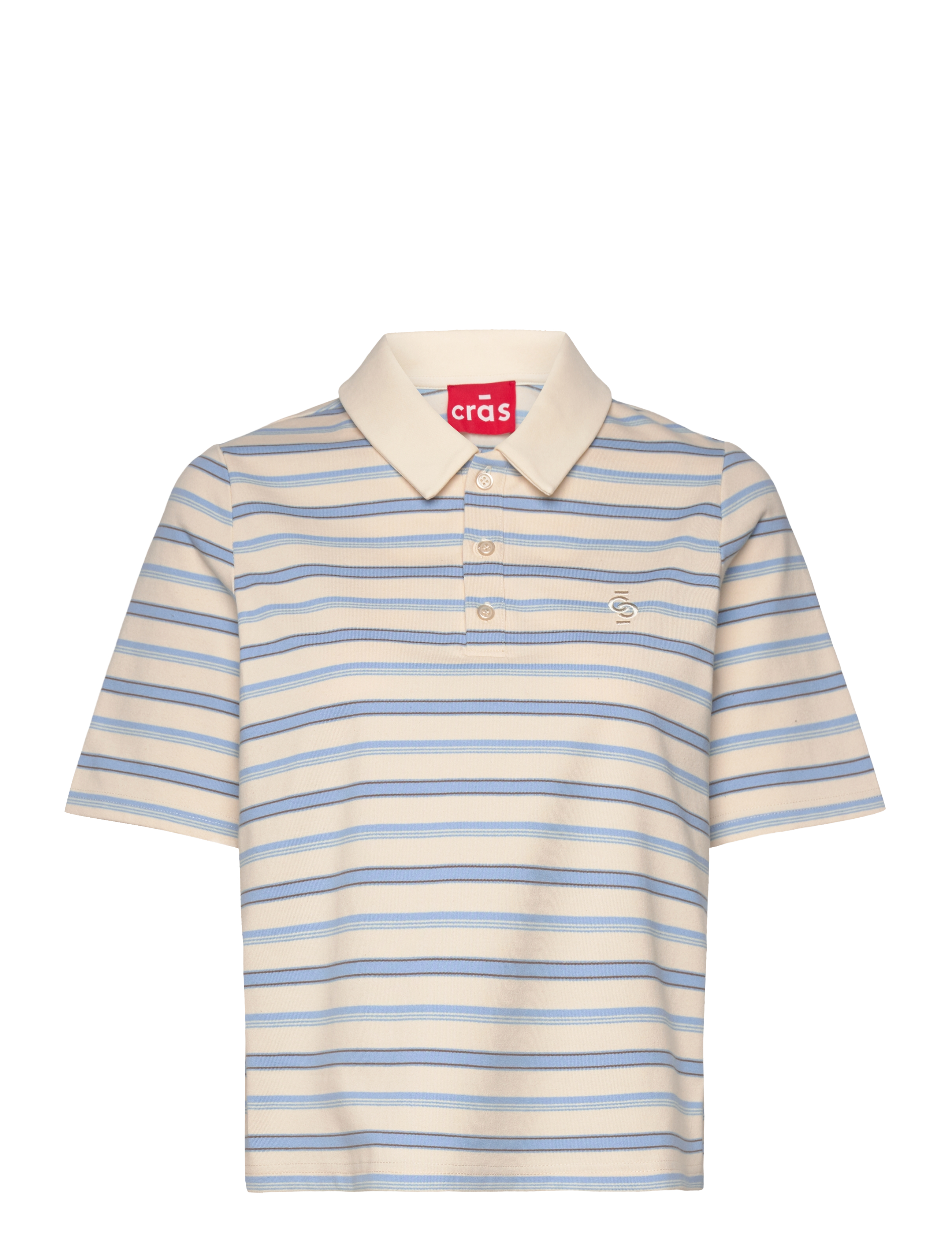 crās Alaniscras Blouse - Tøj - CREAMY BLUE STRIPE / multi