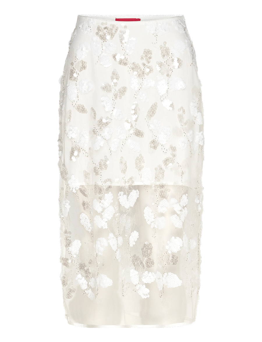 crās - Brooklyncras Skirt - midi-röcke - white - 1