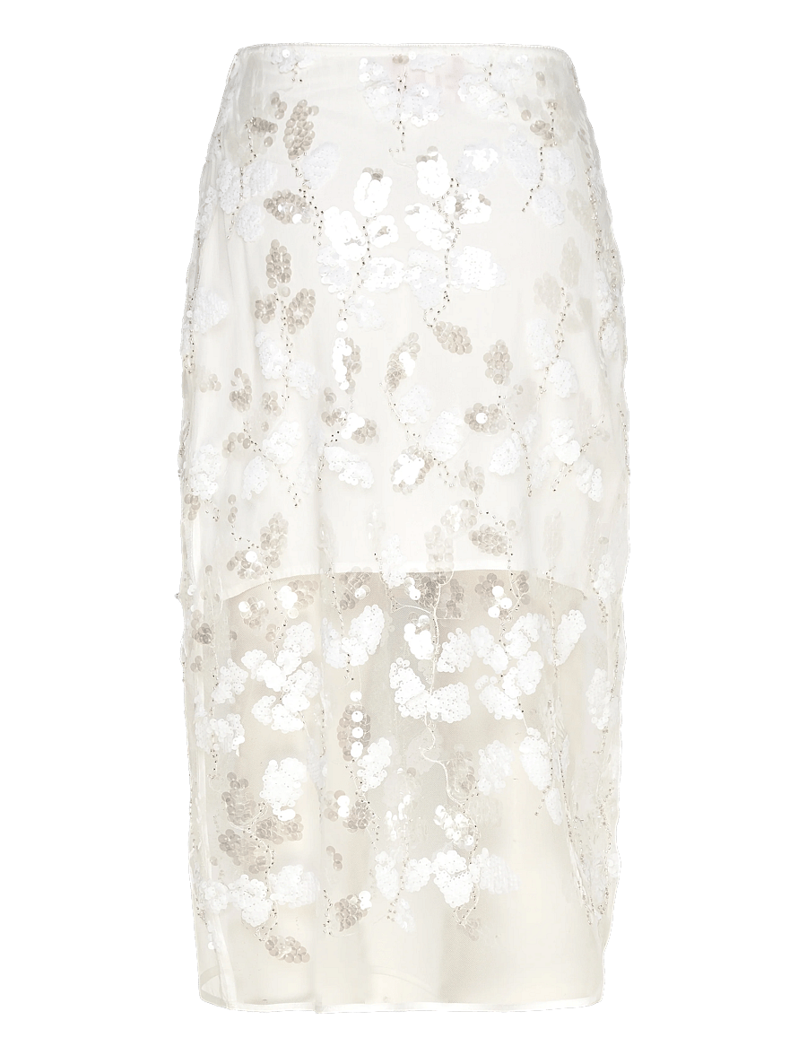 crās - Brooklyncras Skirt - midi-röcke - white - 2