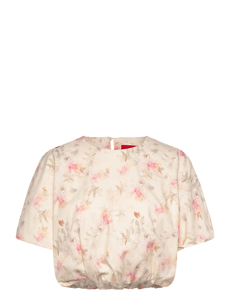 crās - Bubblecras Blouse - kortärmade blusar - faded floral - 0