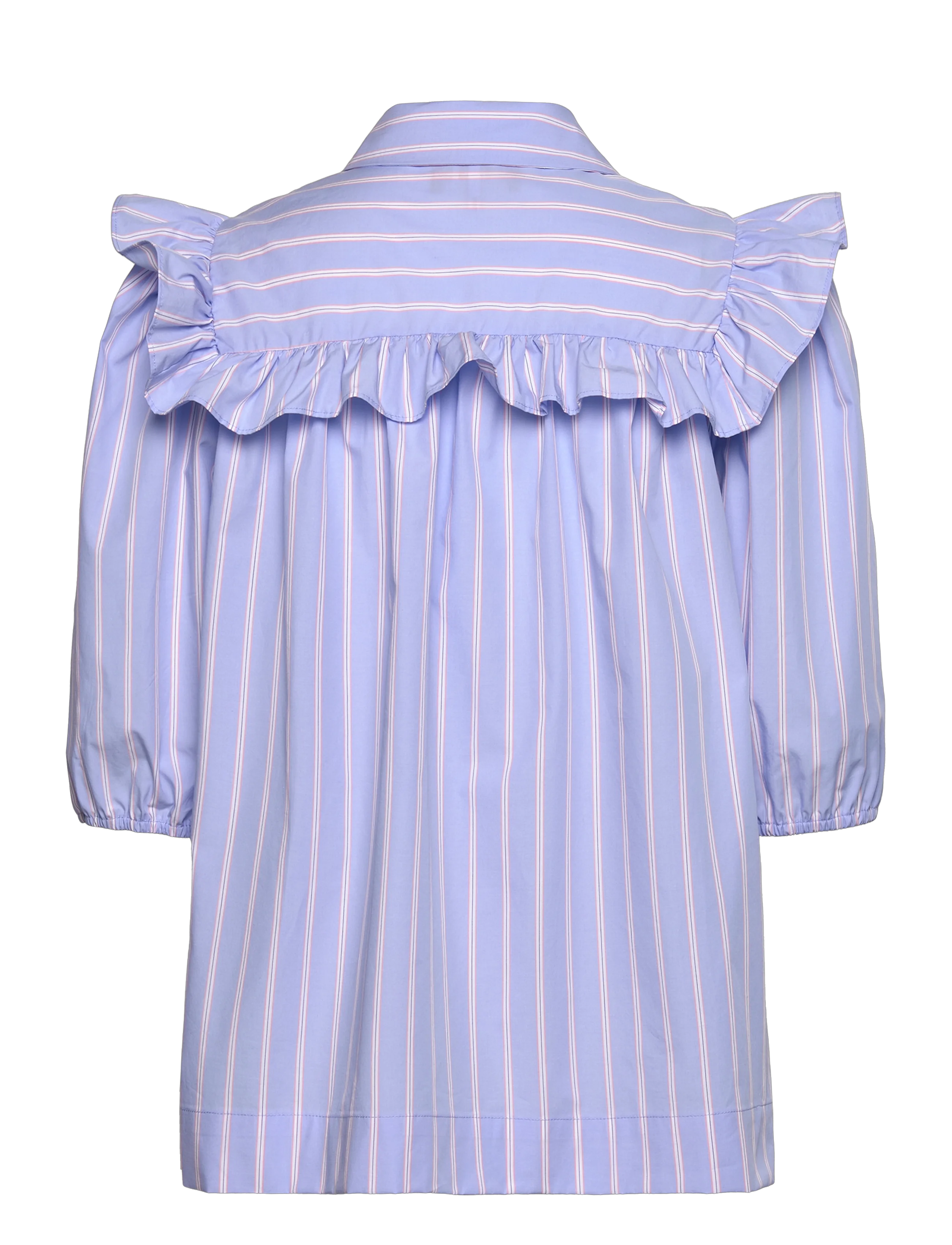 crās - Ellencras Shirt - lyhythihaiset kauluspaidat - blue pink stripe - 2