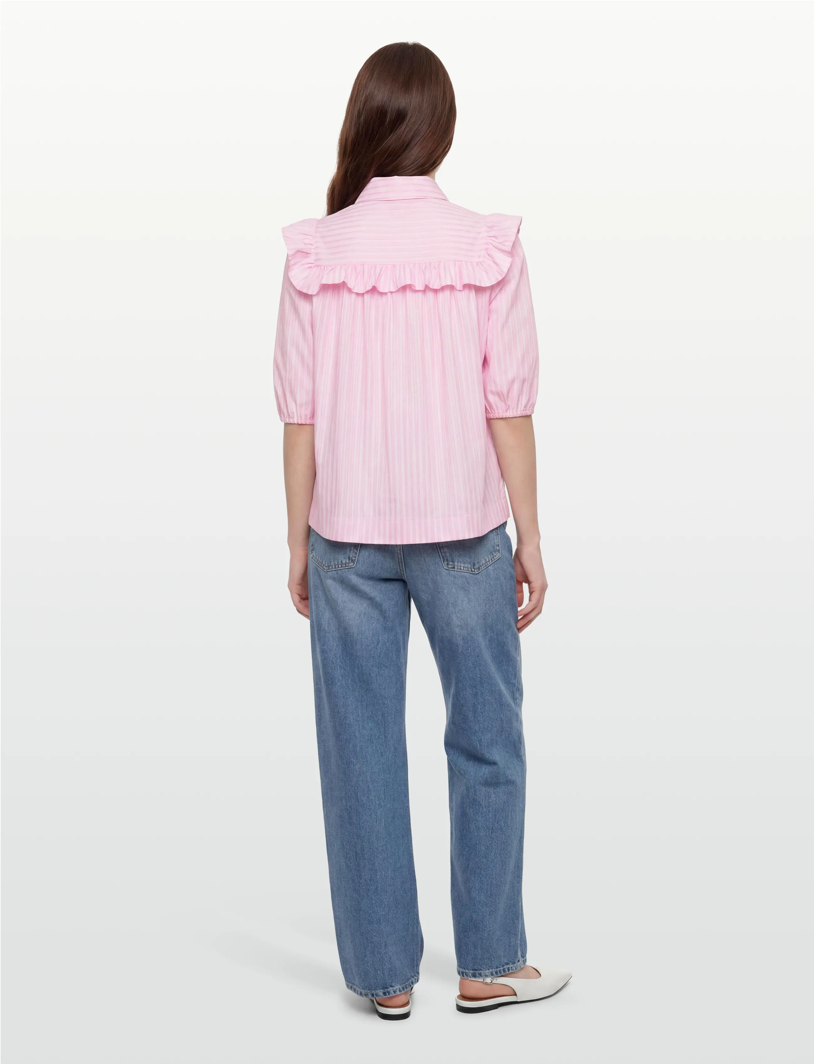 crās - Ellencras Shirt - kortærmede skjorter - light soft pink - 4
