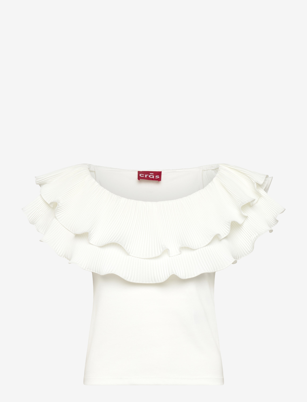 crās - Flouncecras Top - Ärmellose blusen - off white - 0