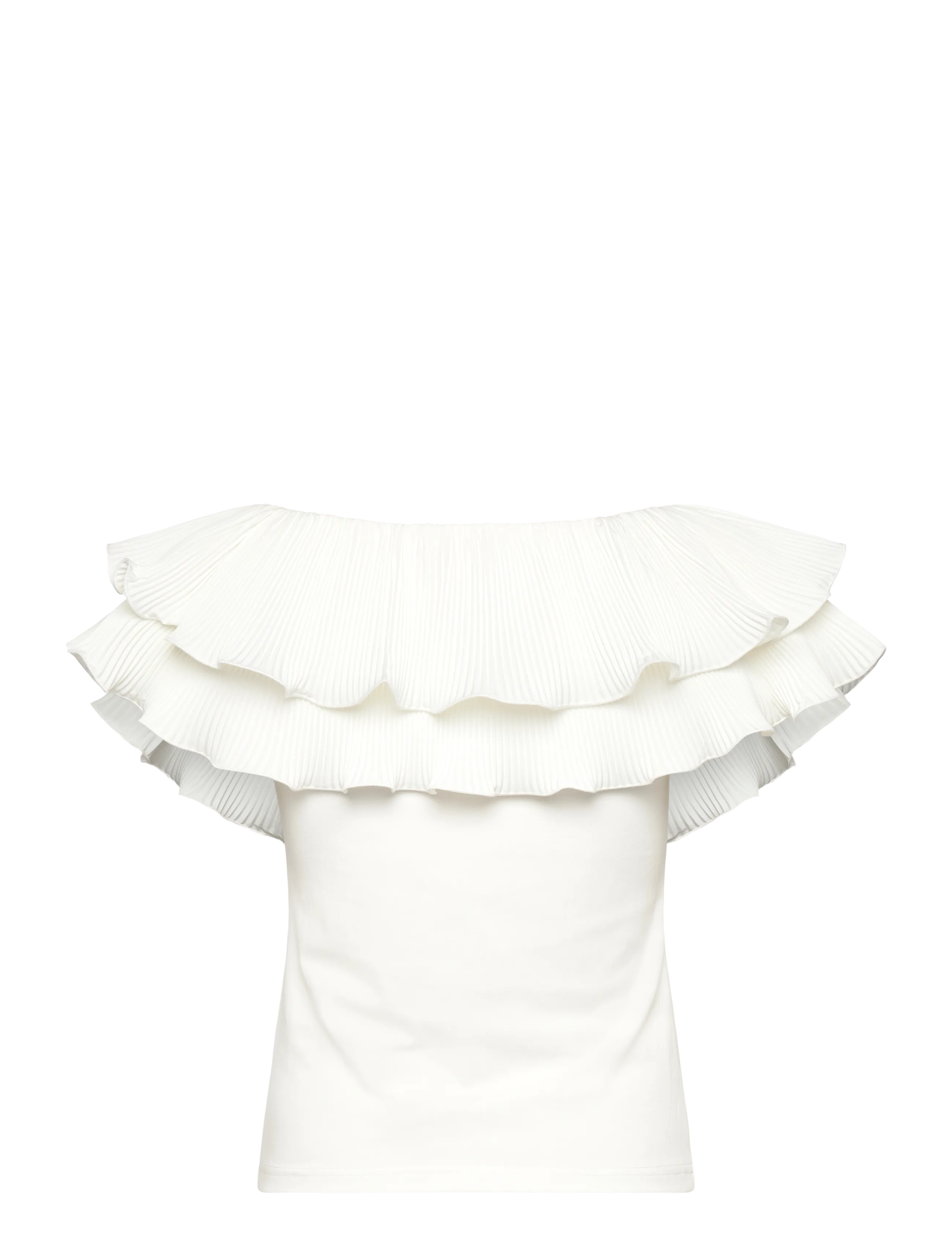 crās - Flouncecras Top - bluzki bez rękawów - off white - 1