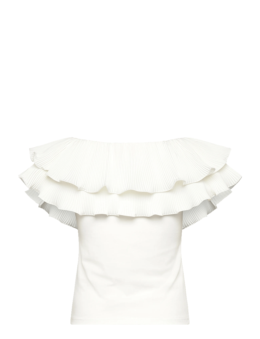 crās - Flouncecras Top - bluzki bez rękawów - off white - 1