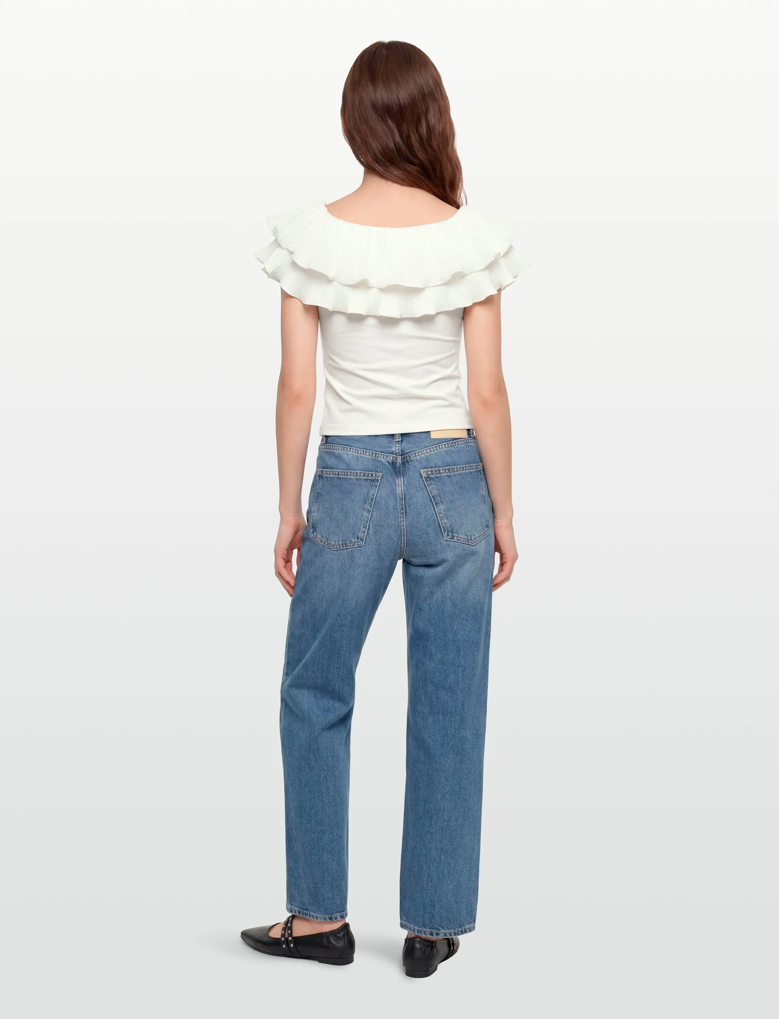 crās - Flouncecras Top - Ärmellose blusen - off white - 4