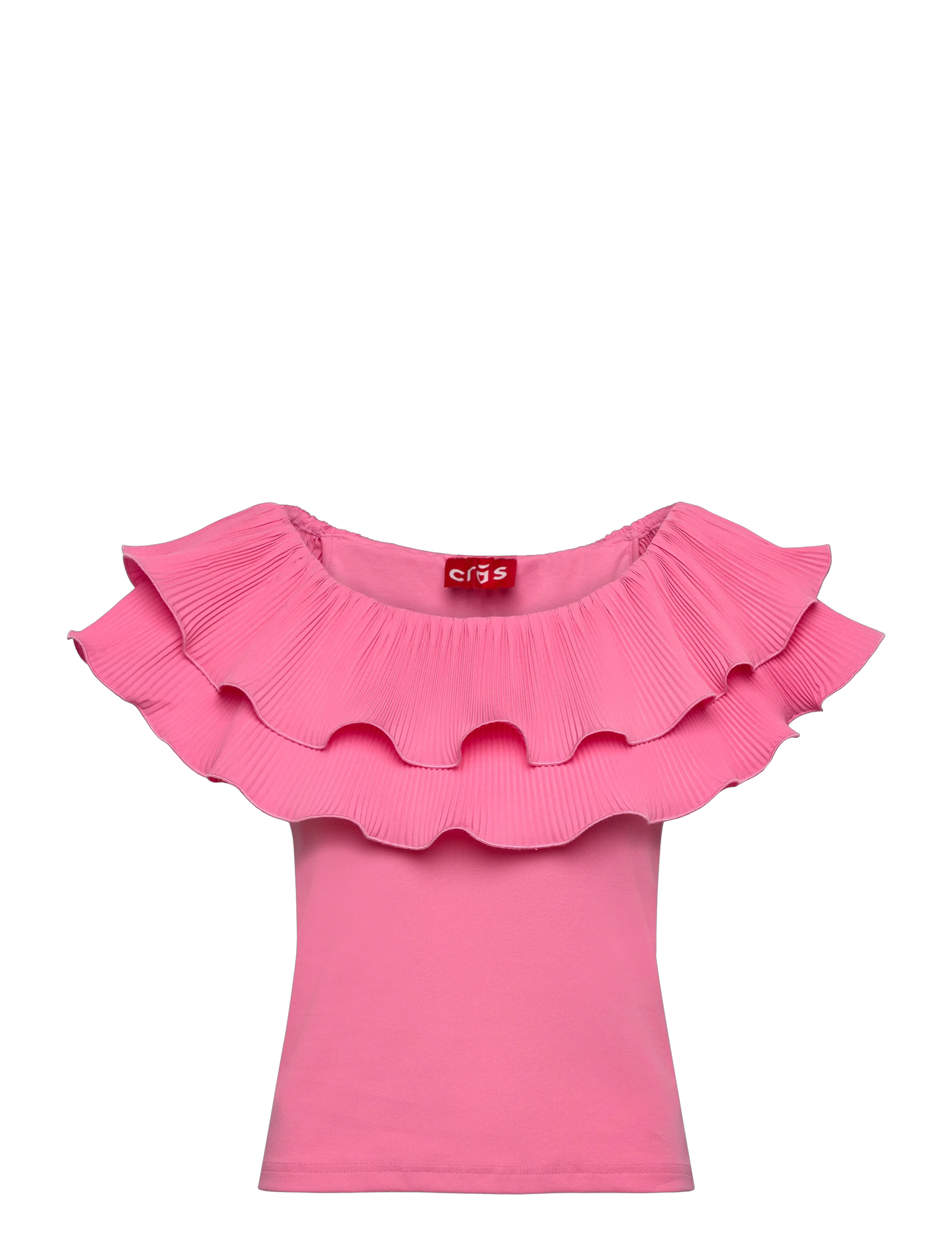 crās Flouncecras Top - Kleidung - PINK CARNATION / pink/rose