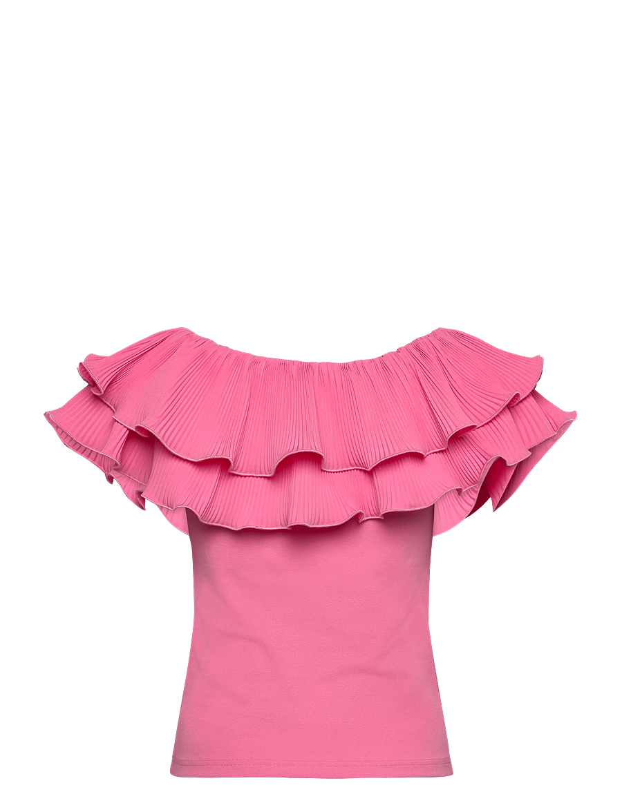 crās - Flouncecras Top - Ärmlösa blusar - pink carnation - 2