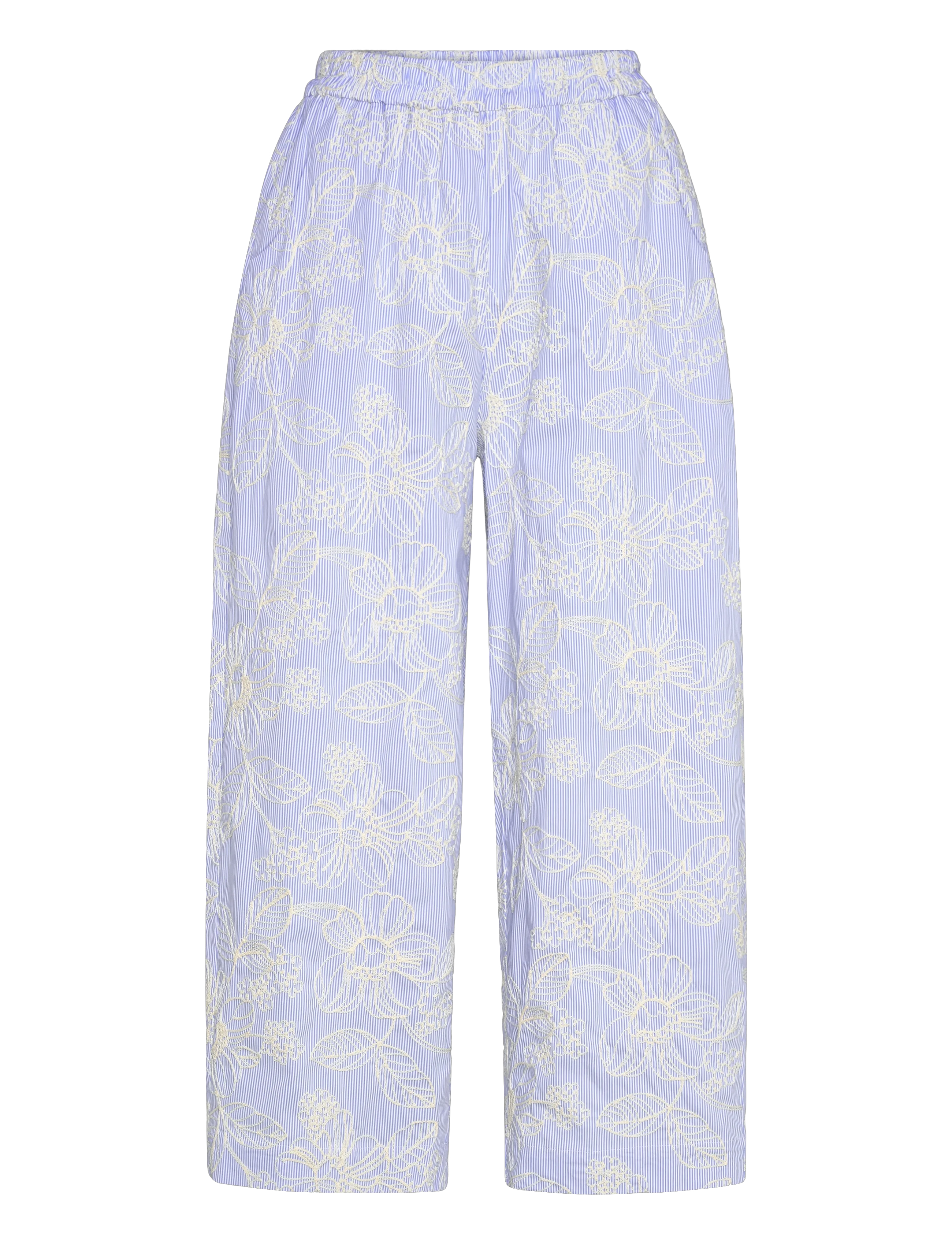crās - Flowercras Pants - blue blossom stripe - 1