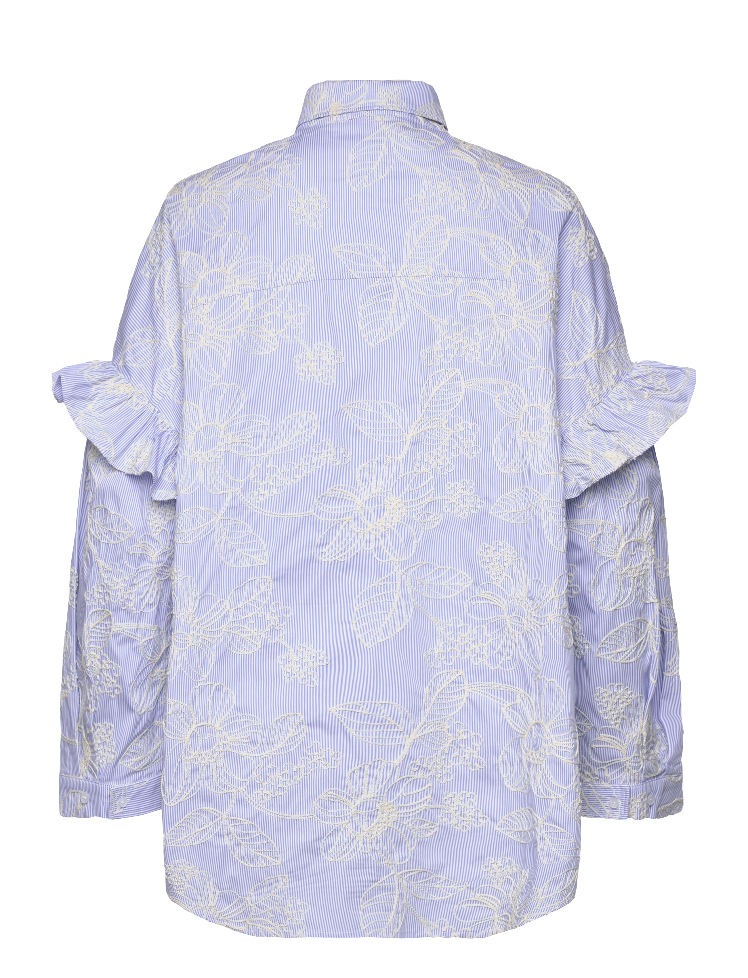 crās - Flowercras Shirt - blue blossom stripe - 2